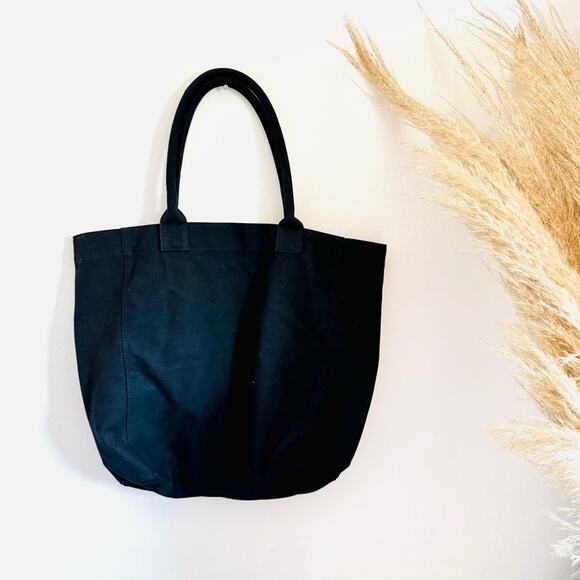 NEW BLOOMINGDALES Exclusive Black Red Bloomies Carryall Shoulder Tote Bag Purse - Picture 5 of 13